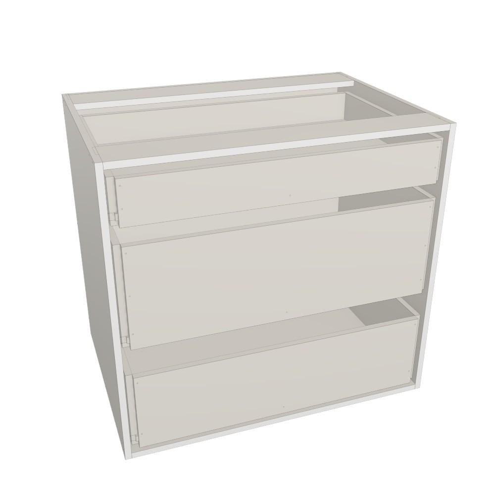 3 Drawers Cabinets 34" wide (Euro)