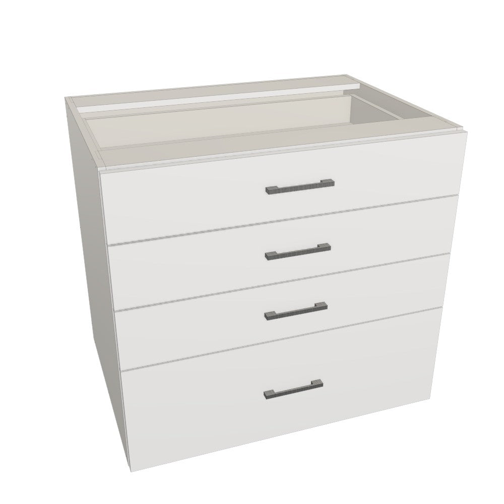 4 Drawers Cabinets 34" wide (Euro)