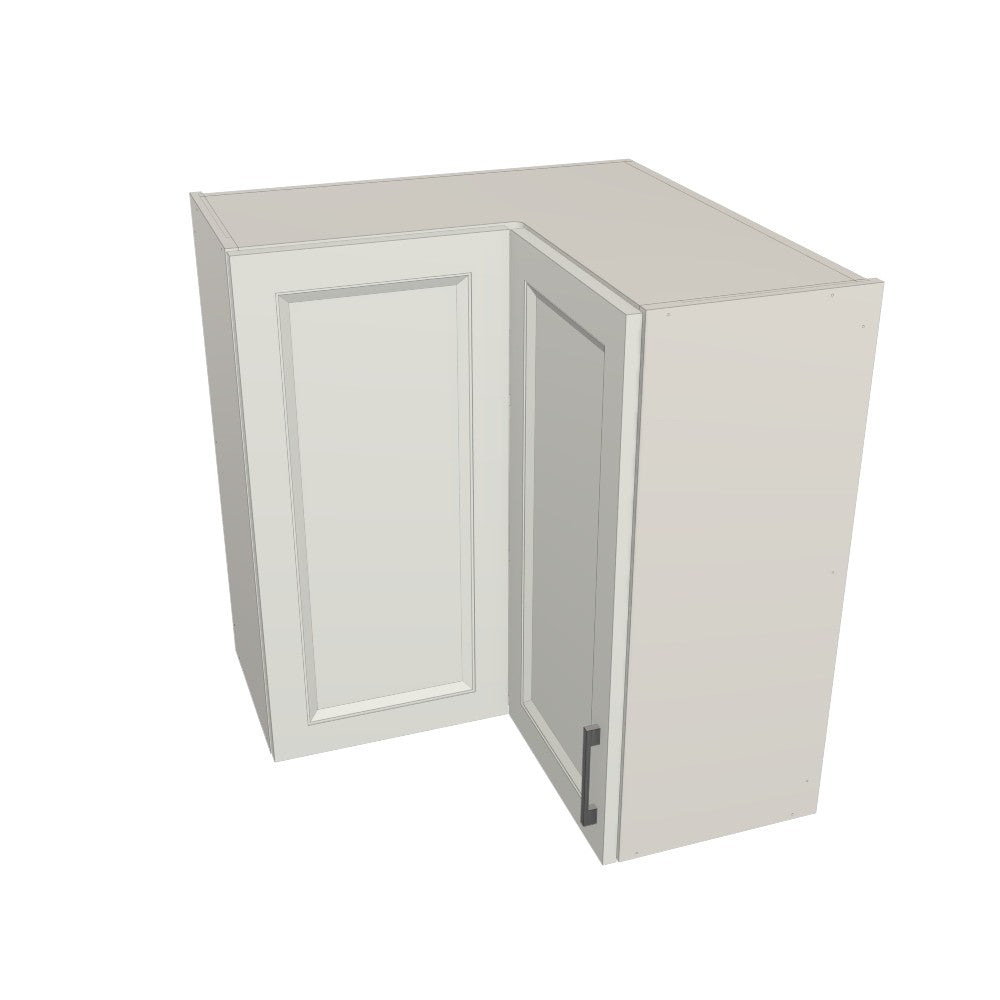 Upper Corner Bifold Cabinet 27"x27" 30" high Left Hinge