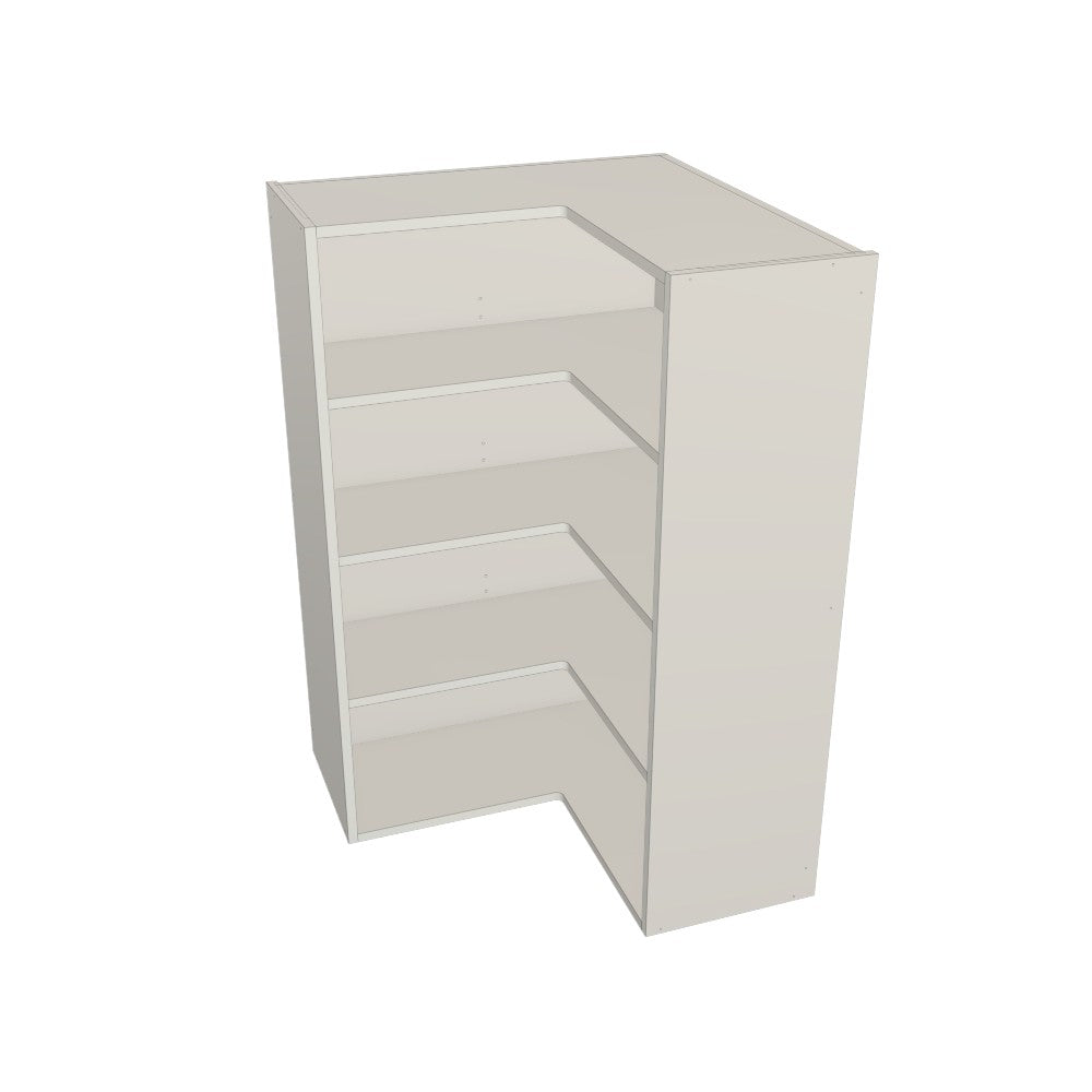 Upper Corner Bifold Cabinet 27"x27" 42" high Left Hinge