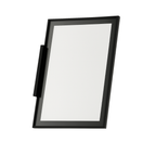 Aluminum Glass Doors - Black Frame Clear Glass