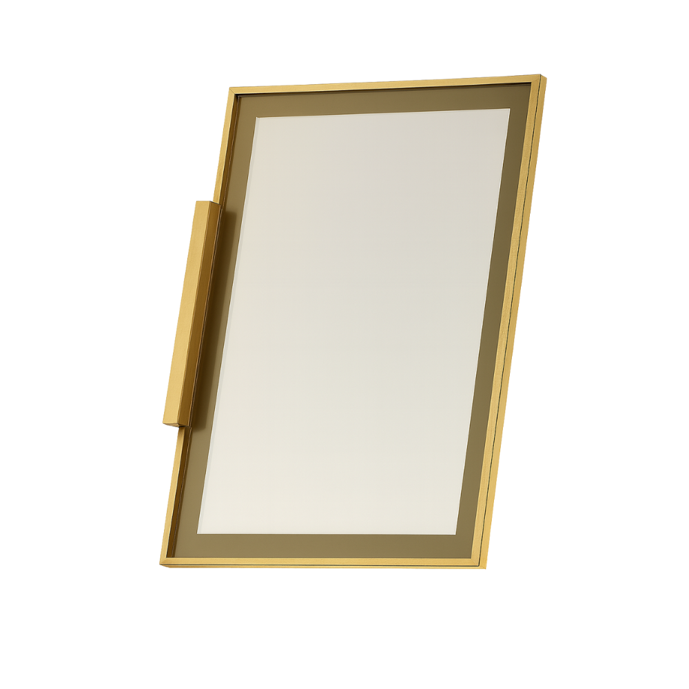 Aluminum Glass Doors - Gold Frame Clear Glass